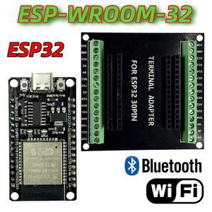 ESP32 개발 보드 WiFi + Bluetooth 모듈 초저전력 소비 듀얼 코어 노드 MCU-32S ESP32-WROOM-32D 32U 30Pin