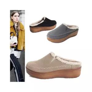 까미에뮤즈 kami et muse 미들 웨지 퍼 슬리퍼_KM22w249-1 839844