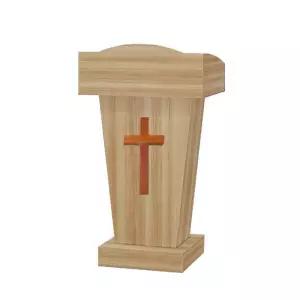 목사님 교회 십자가 기독교 예배 성경 연단