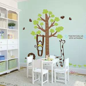 그래픽스티커 몽키친구들과키재기abc748