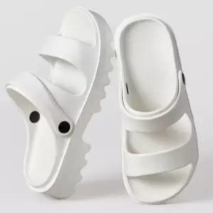 여성 EVA 두줄 스트랩 샌들 겸용 슬리퍼 여름 뮬 여성슬리퍼 여름슬리퍼 쪼리 베이직슬리퍼