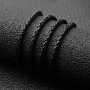 체인목걸이 가죽목걸이 써지컬스틸 남자목걸이 가죽체 체인목걸이 써지컬스틸