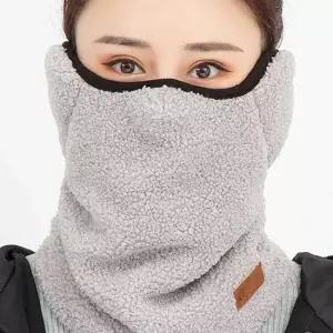 남녀공용 넥워머 마스크 등산 귀보호 찍찍이 조절 목보호폴라 목방한 넥토시 넥워모