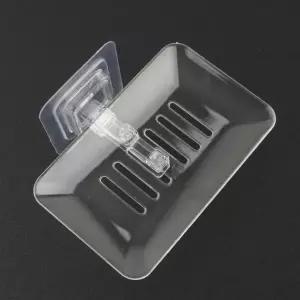 부착형 클리어 비누받침 강력접착 투명 비누받침