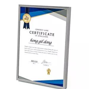 상장액자 A4 탁상용액자 상장케이스 졸업장액자