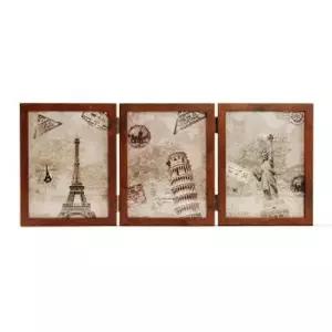 접이식 3단 리버시블 액자 사진액자 분할 스토리 5x7