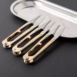 [RIZPICK]미니 반짇고리 실밥제거 자수 실 바느질 가위 쪽가위