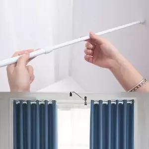 압축봉 못없이 샤워 커튼봉 천장 커튼걸이 빨래건조대