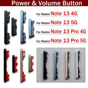 Xiaomi Redmi Note 13 Pro 4G 5G 전원 버튼 + 볼륨 측면 키 교체 부품의 새로운 기능