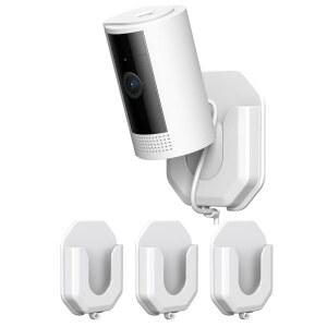 링 실내 카메라 3팩 노 드릴 나사 벽걸이 브래킷 링 실내 캠 플러스 /Blink Mini2K+ /Mini 2 /Blink 실외 4 카메라 접착 벽걸이 브래킷과 호환됨