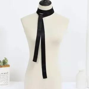 타이 슬림 롱 스카프 초커넥 초커넥 단체주문 긴 여자출근패션 직장여성오피스룩