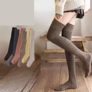 무릎양말 하이니삭스 발토시 풀기모안감 롱기장 60cm