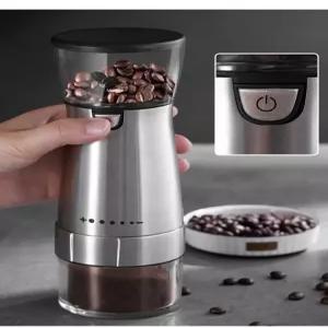 커피 전동 그라인더 에스프레소 핸드드립 곡물 여행 실버 무선 카페 커피메이커