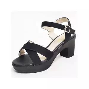 [하프클럽/]고급스러운 여성가보시샌들 발이편한 통굽샌들 7.5cm 키높이 여