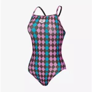 매장정품 ARENA 아레나 니팅 아가일 원피스 크로스 스트랩백 A5FL1LO11PNK 1356863