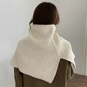니트 풀오버 어깨숄 케이프 넥워머 숄목폴라 머플러숄 숄머플러 넥워머어깨숄
