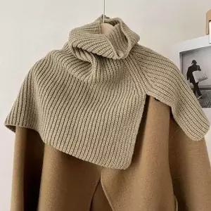 어깨까지 따뜻한 패션 니트 풀오버 터틀넥 겨울넥워머 숄넥워머 겨울목도리 겨울머플러