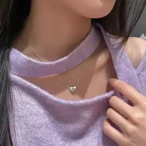 귀여운 통통 하트 펜던트 패션 목걸이 데일리 포인트 하트목걸이 펜던트목걸이