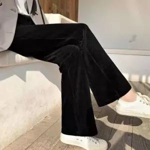 신상 와이드바지 스판청바지 여성와이드 면접 신발