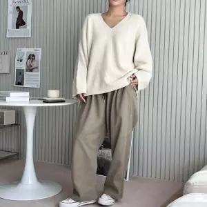 여성 3커럴 가을 겨울 기모 코듀로이 벌룬 밴딩팬츠 기모팬츠