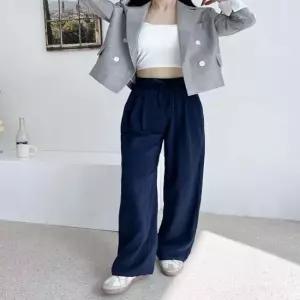 여자 4컬러 여름 데일리룩 출근룩 핀턱 와이드 슬랙스 와이드