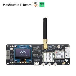 LILYGO TTGO Meshtastic T-Beam ESP32 LoRa 개발 보드, 433, 868, 915MHz LoRaWAN 모듈 회로, WiFi, 블루투스, GPS, OLED