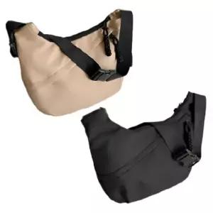 별별창고)G 하프문 메신저백 천숄더백 캔버스백 패션토트백 꽃무늬가방 트렌드에코백