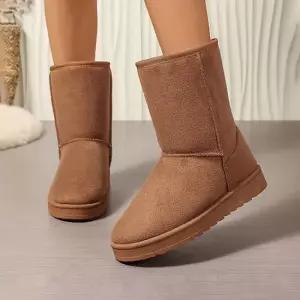 여성 겨울 털안감 디자인 패션 방한부츠 신발 겨울스웨이드부츠 겨울패션부츠