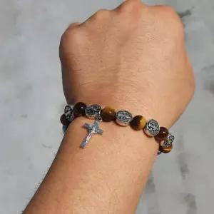 예쁜 카톨릭 패션 소품 베네딕트 십자가 묵주 팔찌 천주교묵주팔찌 가톨릭팔찌