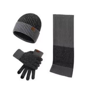 남자 캐주얼 니트 장갑 목도리 비니 세트 겨울 방한 캐주얼목도리 캐주얼장갑