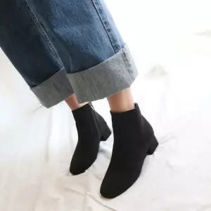 인기상품 스웨이드 발목부츠 앵글부츠 베이직 패션슈즈 데일리 [W9624FE_260408