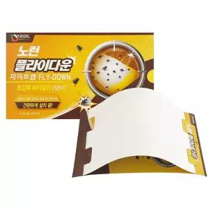 대길 노런 플라이다운 (파리트랩 10매입) 파리끈끈이 파리약 파리트랩