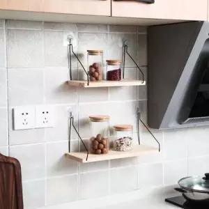 블랙 우드 벽선반 미니진열장 벽진열장 소품진열장 소품선반 원목선반 원목진열장 카페진열장