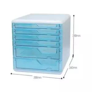 [문구/오피스] 6단 사무정리함 책상용문서함 투명보관함 파일트레이