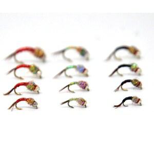 Outdoor Planet 12 Psycho Prince /Anato May /PMX /낙하산 호퍼 드라이 및 유충 파리 송어 루어 모음