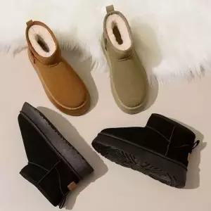 여성 겨울 스웨이드 퍼 귀여운 방한화 부츠 털샌들 털슬리퍼 겨울슬리퍼 겨울거실화