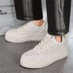 엘럽 남친 여름 하이탑 통굽 펀칭 운동화 통기성 보드화 트렌드 원템2