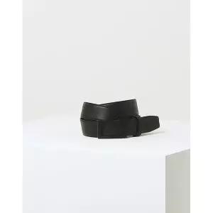 [롯데백화점]헤지스ACC HJBE2F855BK_블랙 버클장식 소가죽 자동벨트