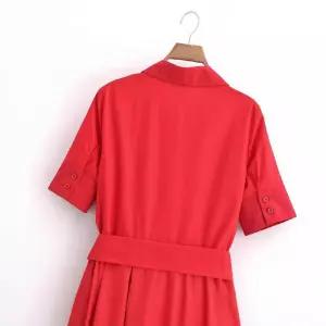 원피스 여사친 봄 스트리트 코디 럭셔리 포플린 BE1