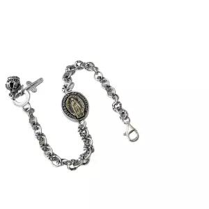 천주교성물 가톨릭 선물 묵주 십자가 과달루페성모상팔찌 은