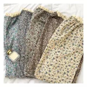 국산 플라워 레이스 순면 고쟁이 잠옷 수면바지 파자마 몸빼바지