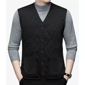 남친 양털 포멀 조끼 보온조끼 사무실조끼 초경량