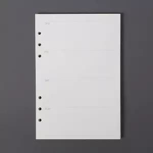 포켓 스토리 6공 다이어리속지(A5) 주간 다이어리리필 다이어리속지