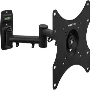 마운트 잇 13-42 화면용 풀 모션 TV 벽 브래킷 - 18 관절형 암 퀵 릴리스 플레이트 틸트 회전 방지 잠금