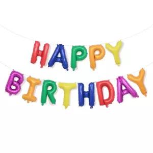 풍선대통령 해피버스데이 이니셜세트 생일풍선 생일세트 생일