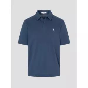 매장정품 빈폴 26SS 오픈넥 소프트 반달피케 티셔츠 - 블루(BC6342C33P) 218659