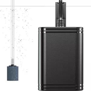 3-20갤런 나노 어항용 Pawfly 미니 수족관 에어 펌프 15 GPH 산소 에어레이터 브라켓 항공사 튜빙 스톤