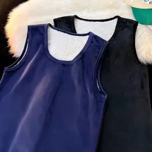 남자 패딩조끼 덕다운 조끼 솔리드 컬러 기모 이너 나시 BE1