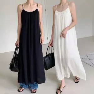 [유야]여성 홀터넥 끈 나시 뷔스티에 롱 원피스 -FOP0608- 여름