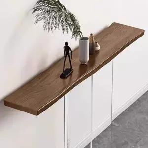 엔틱 레스토랑 슬림 선반 월넛 인테리어 틈새 콘솔 폭좁은